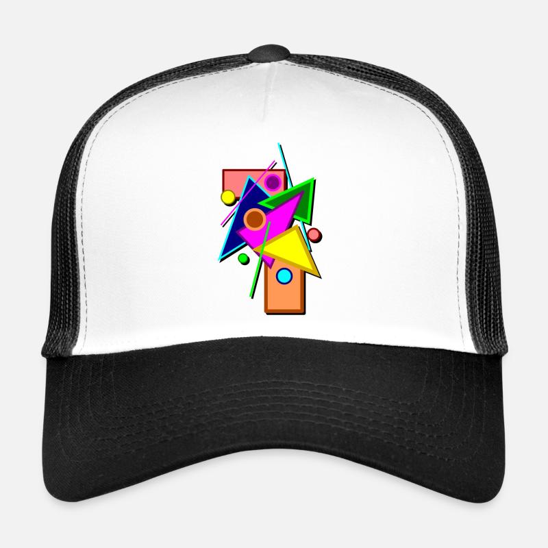 geometry - Trucker Cap - white/black