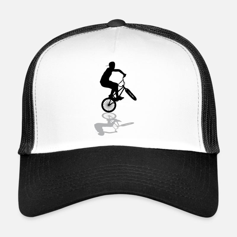 bmx schatten Extremsport - Trucker Cap - Weiß/Schwarz
