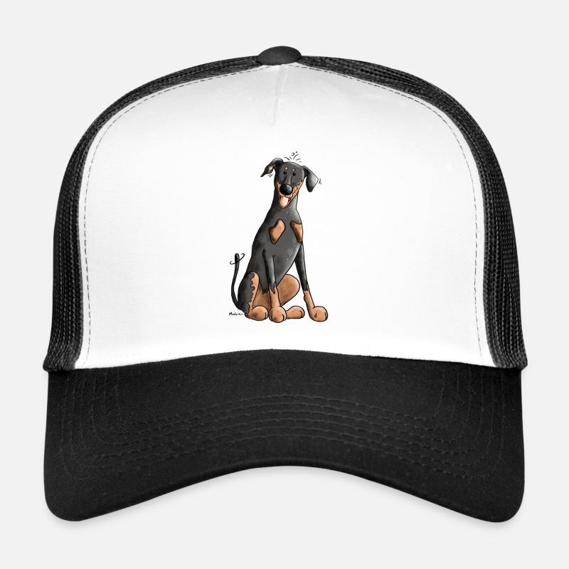 Funny Doberman Pinscher Trucker Cap