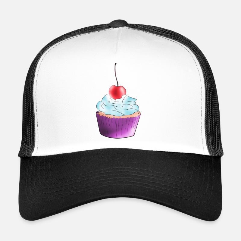 Cupcake - Trucker Cap - Weiß/Schwarz