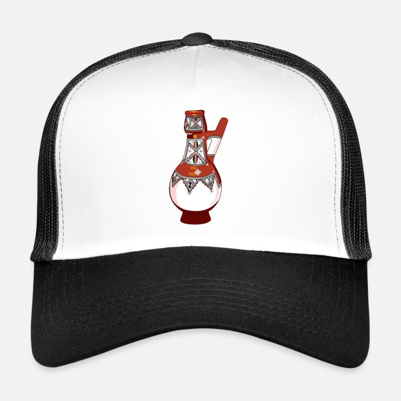 Pottery Motif Kabyle Trucker Cap