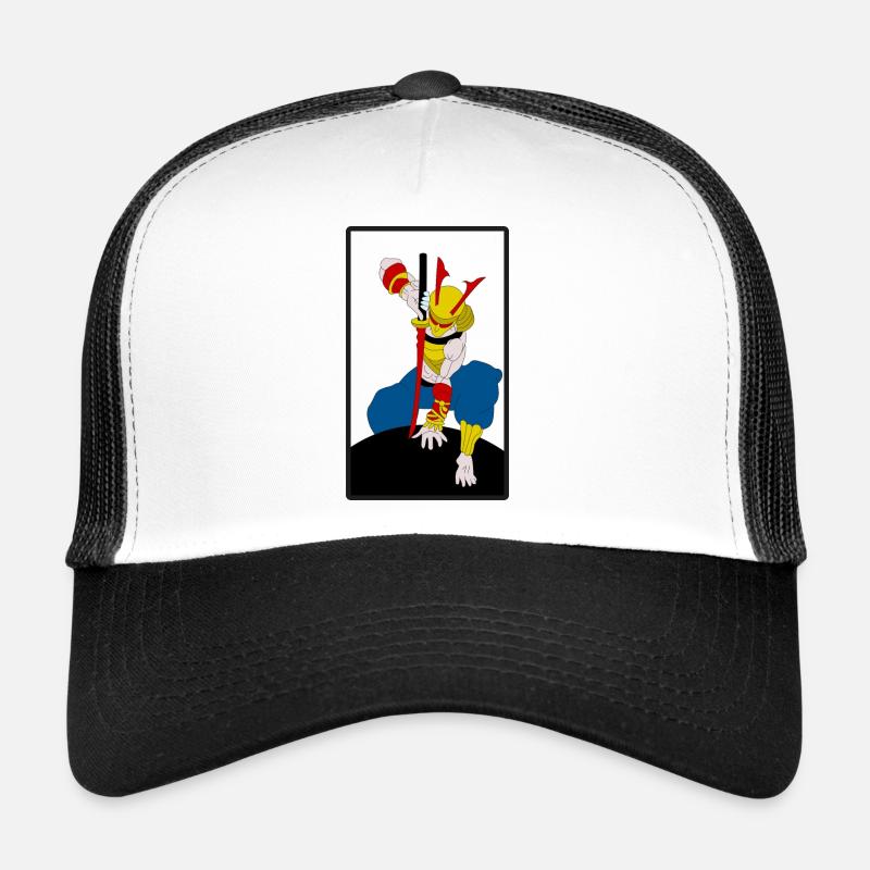 Samouraï jaune Casquette trucker 