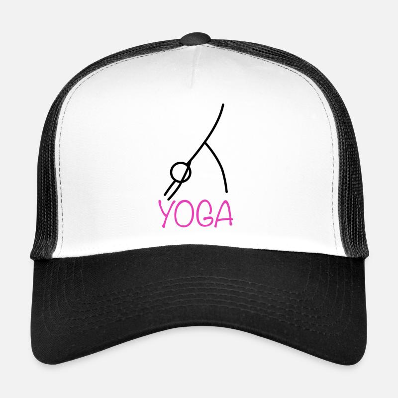 Yoga Posture Trucker Cap