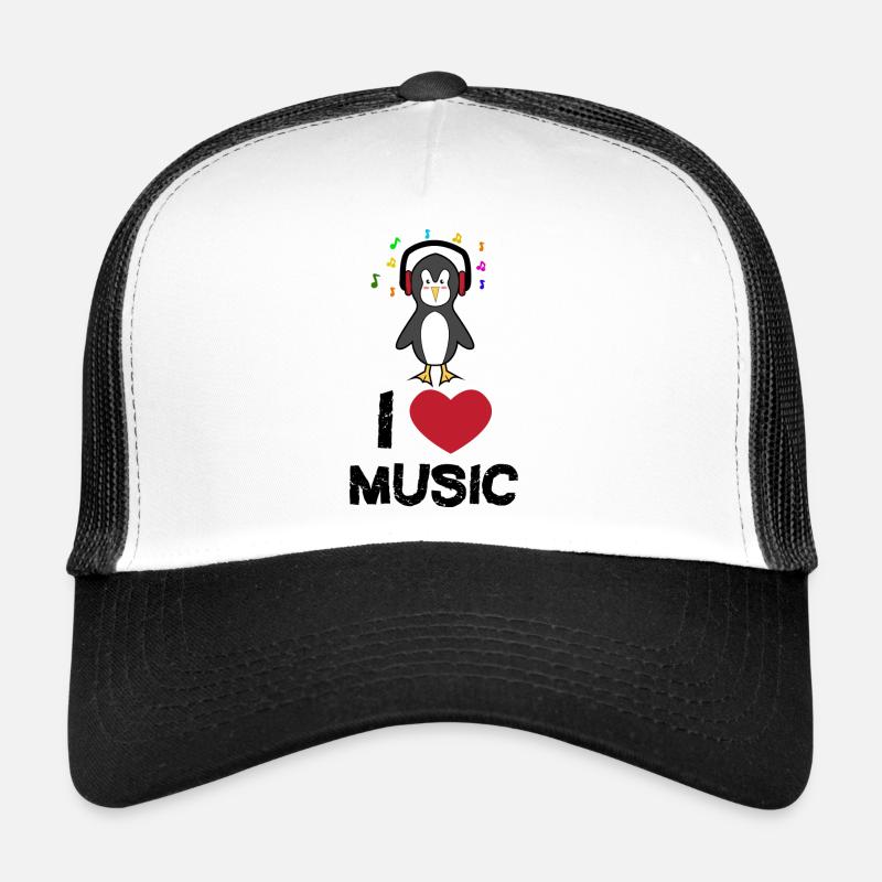 Déclaration cool Coeur Oiseau de mer Pingouin Animal Oiseau Casquette trucker 