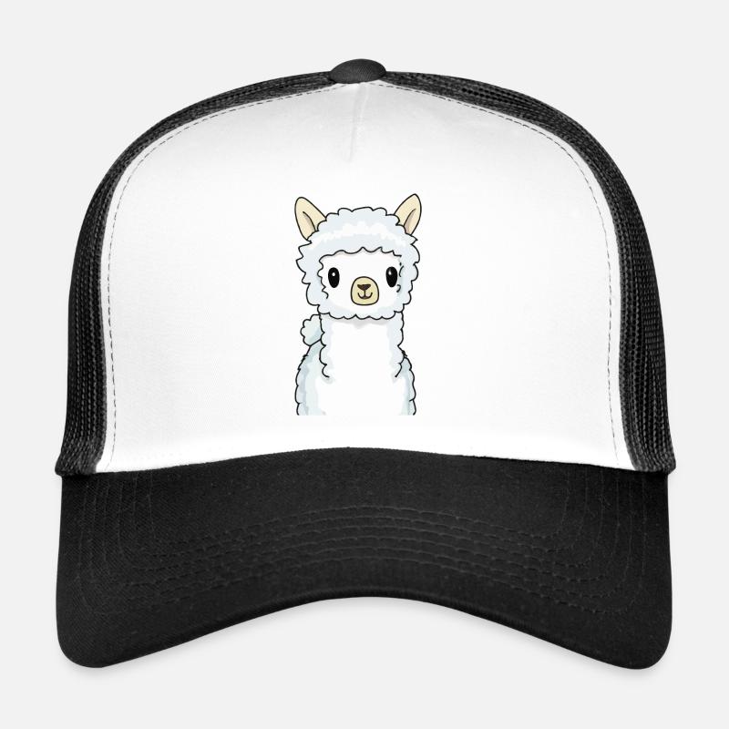 Bébé Lama Bébé Alpaga Drôle Casquette trucker 