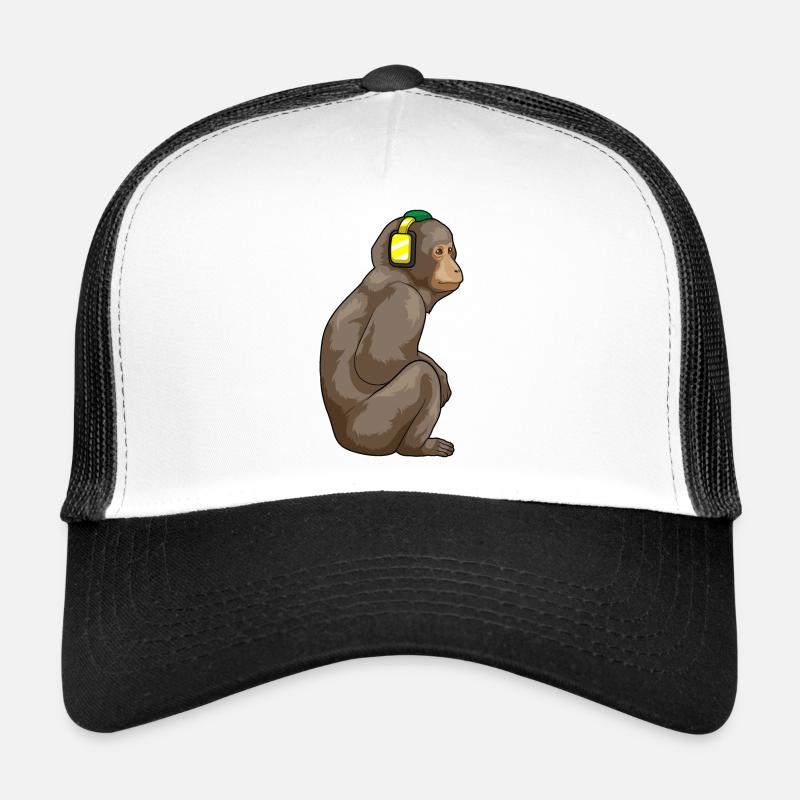 Musique casque Monkey Casquette trucker 