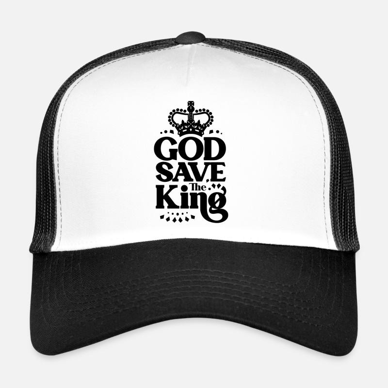 God Save the KING von FabSpark Trucker Cap