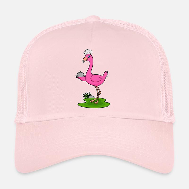 Flamingo Koch serving platter Trucker Cap