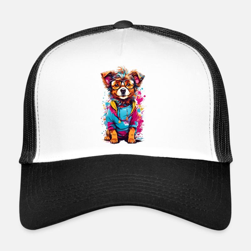 Chien mignon Casquette trucker 