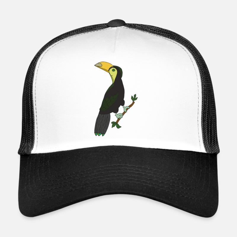 toucan Casquette trucker 