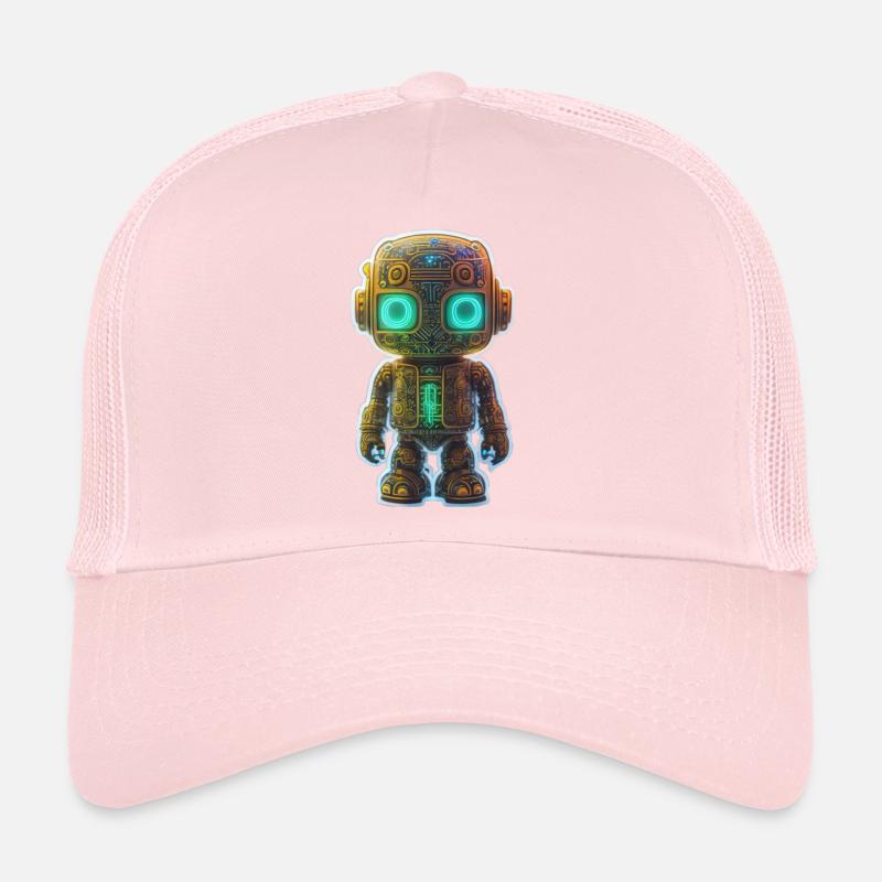 Small Robot Trucker Cap
