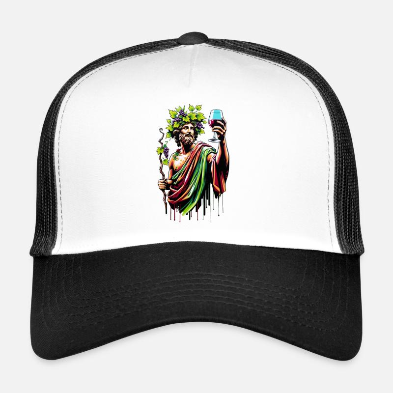 Bacchus | Dieu du vin | Soulève les bonnets Casquette trucker 