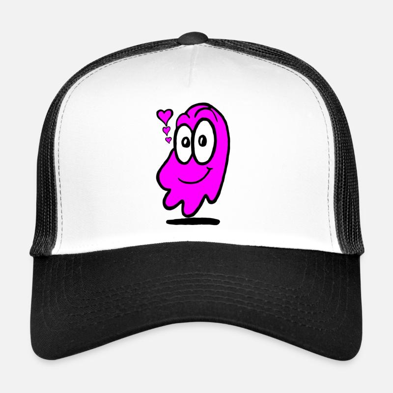 Fantôme d’amour Rose Casquette trucker 