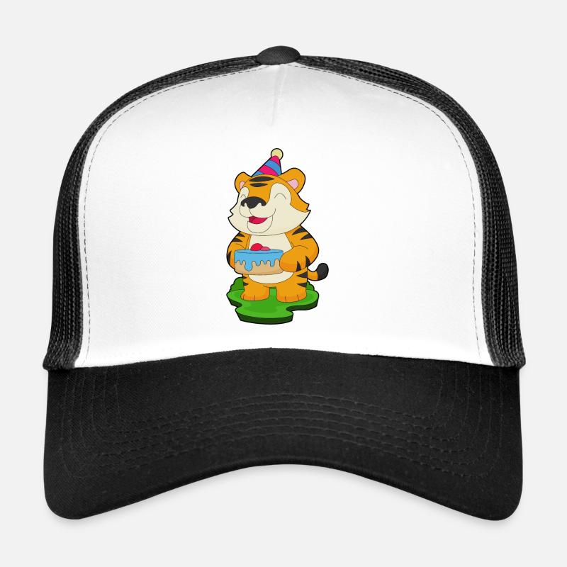 Tiger Geburtstag Kuchen Trucker Cap