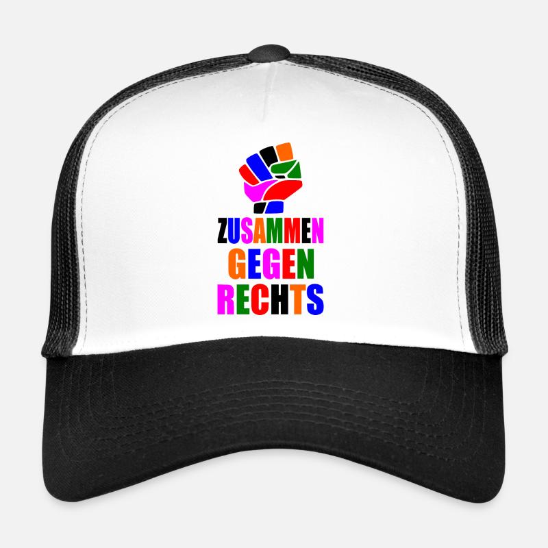 Zusammen gegen rechts Trucker Cap