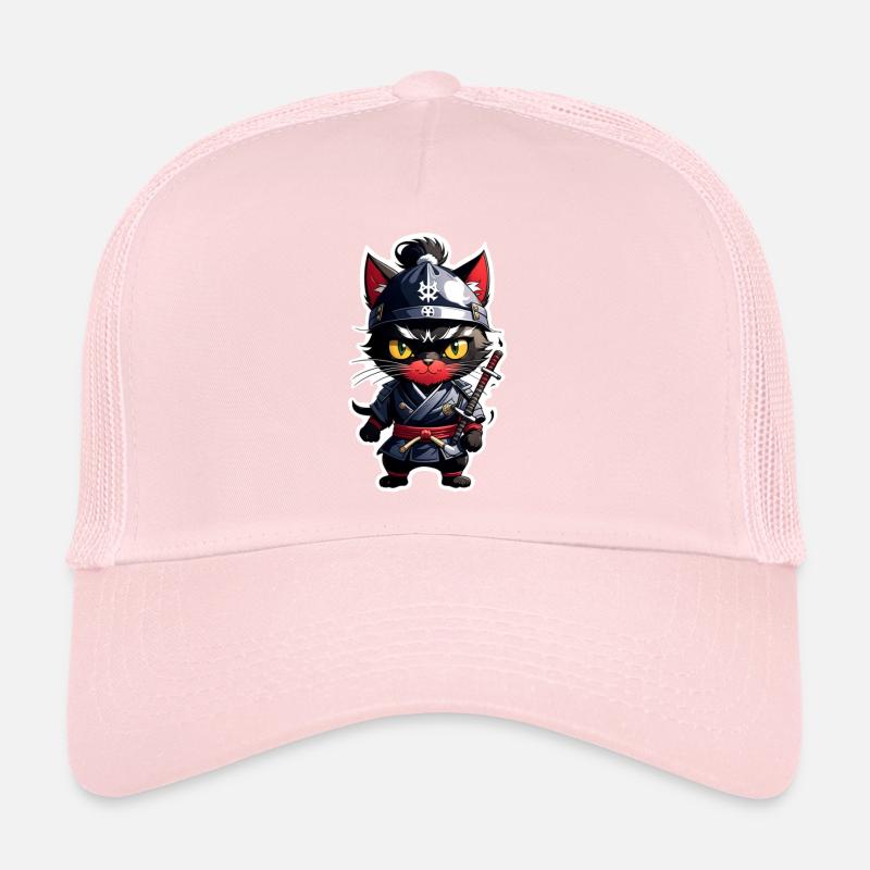 Ninja Katze - Samurai Kätzchen Trucker Cap