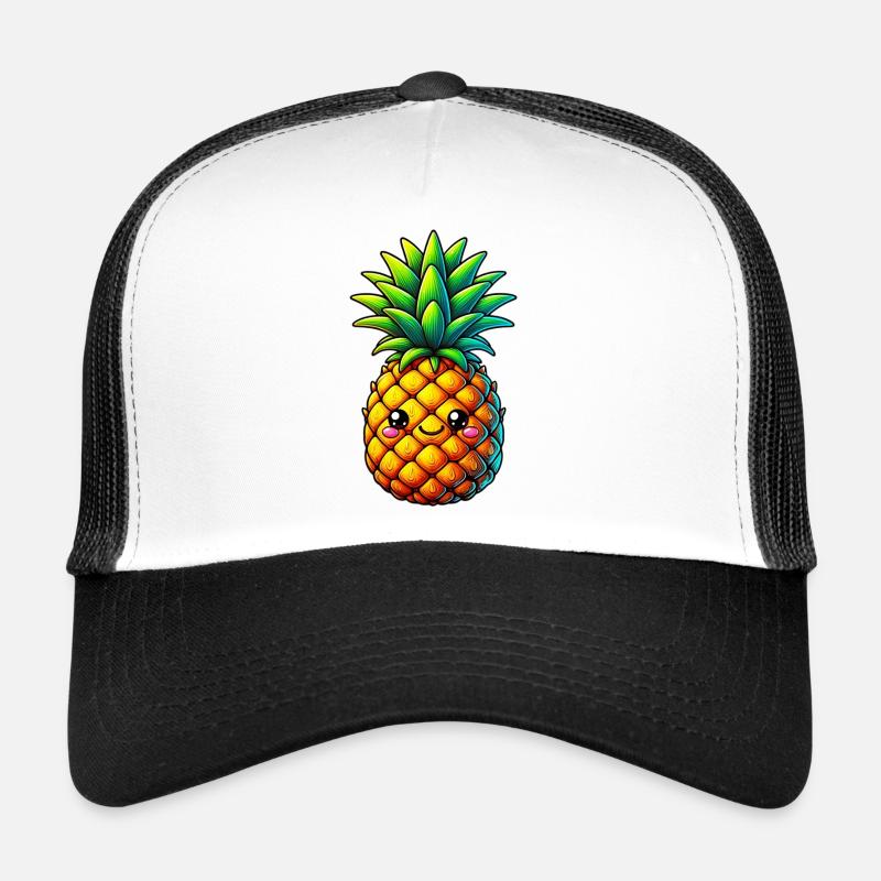 Pineapple - Trucker Cap - white/black
