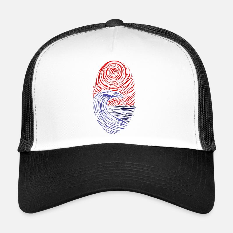 Dynamische Wellen Trucker Cap