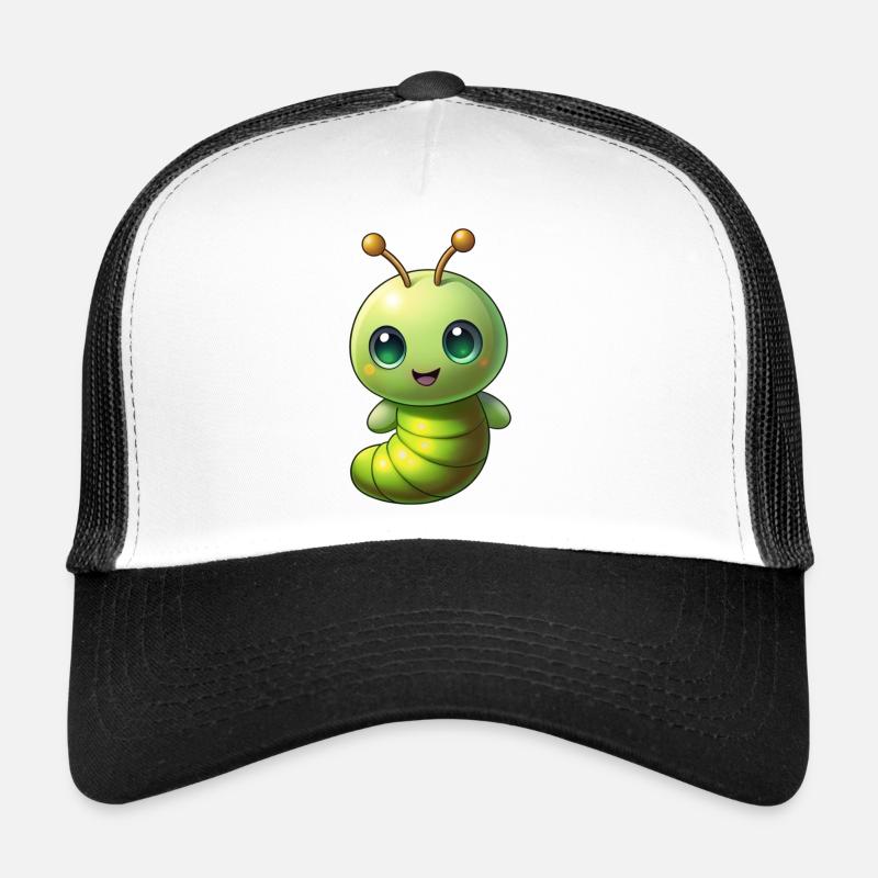 Glühwürmchen - Trucker Cap - Weiß/Schwarz