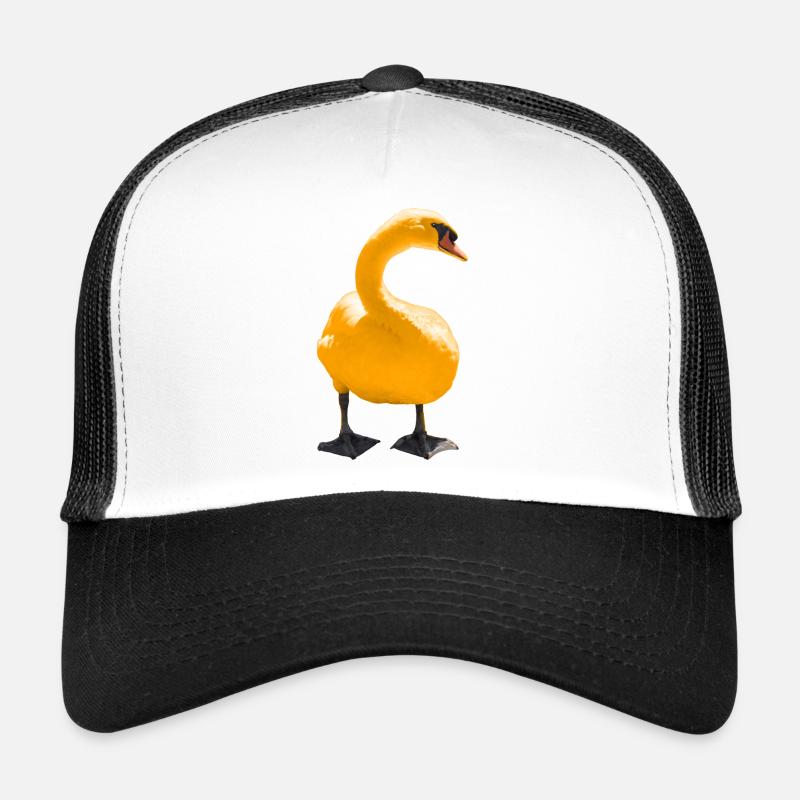 Elegant Swan Art Print Trucker Cap