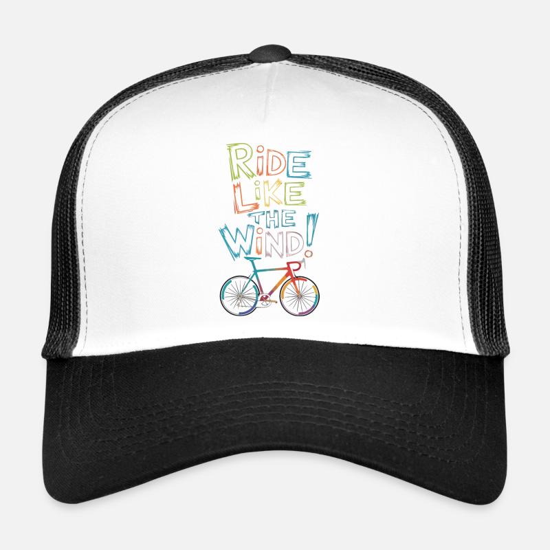 Ride Like the Wind Bicycle Design Trucker Cap