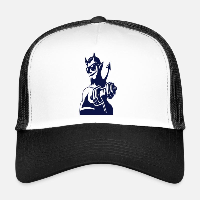 Teufelchen mit Hantel Trucker Cap