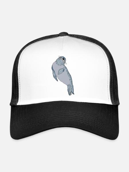 Seal seal - Trucker Cap - white/black - Front