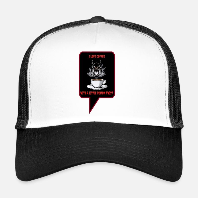 Torsion démoniaque dans le café Casquette trucker 