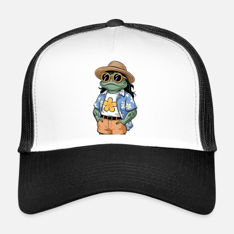 Lustiger Sommerfrosch Trucker Cap
