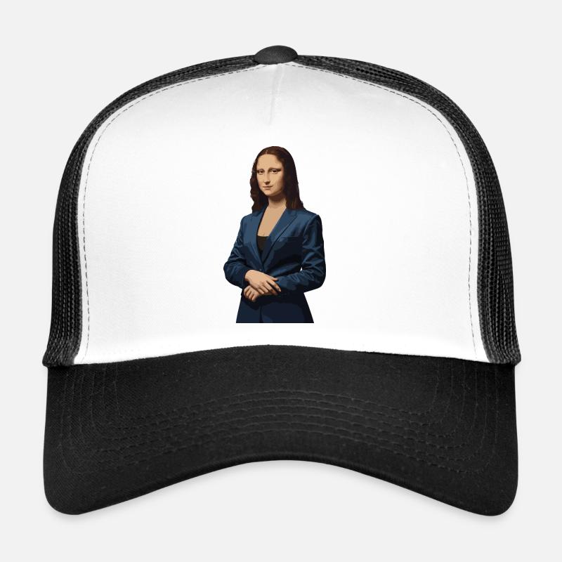 Mona Lisa Geschäftsfrau Trucker Cap