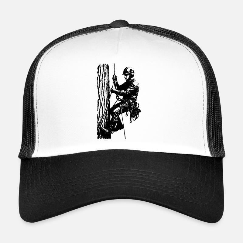 Arborist/Baumkletterer (Schwarze Silhouette) Trucker Cap