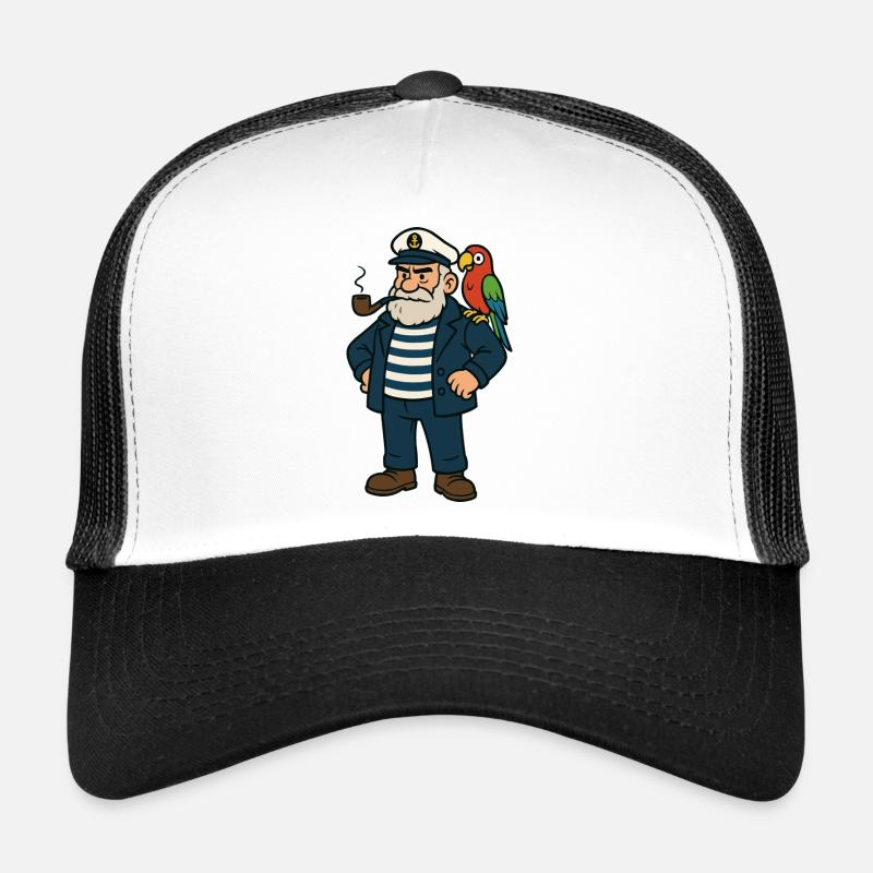 Bande dessinée de marin Casquette trucker 