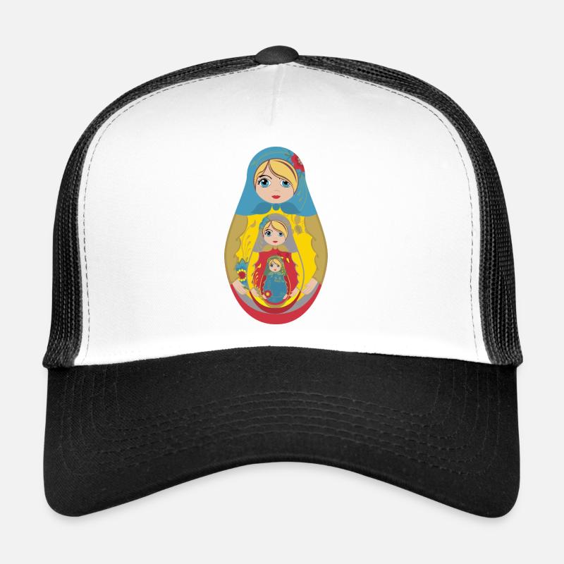 Traditional Russian Matryoshka Doll Trucker Cap