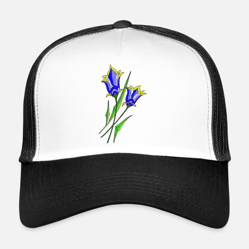 Fleur Casquette trucker 