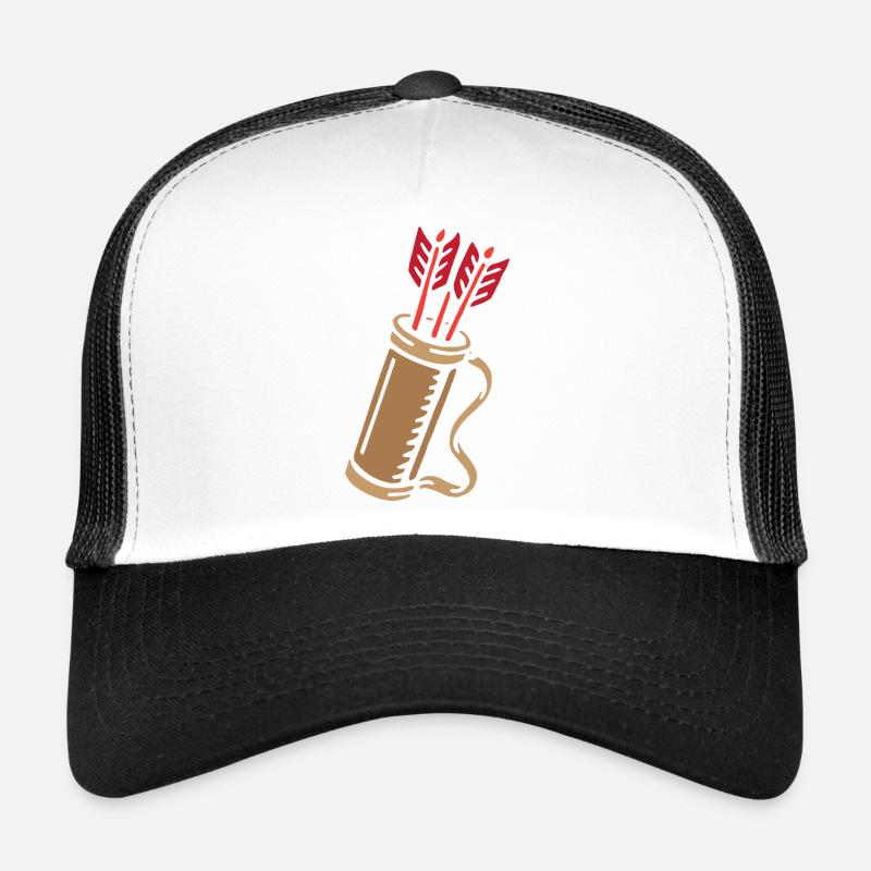 tir à l'arc archer carquois de flèches Casquette trucker 