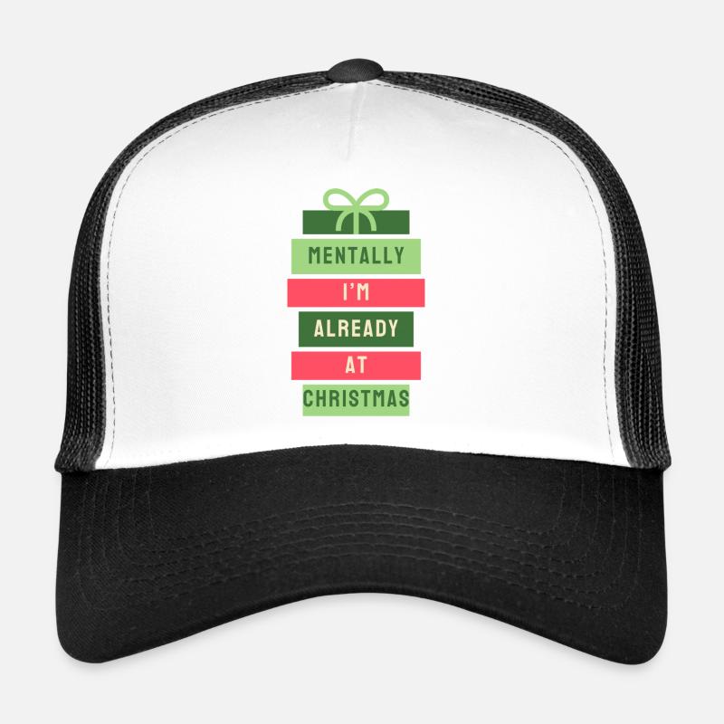 Mentalement à Noël Casquette trucker 