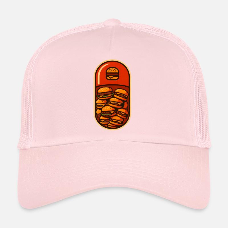 Drôle de hamburger Stack Lover Design Casquette trucker 