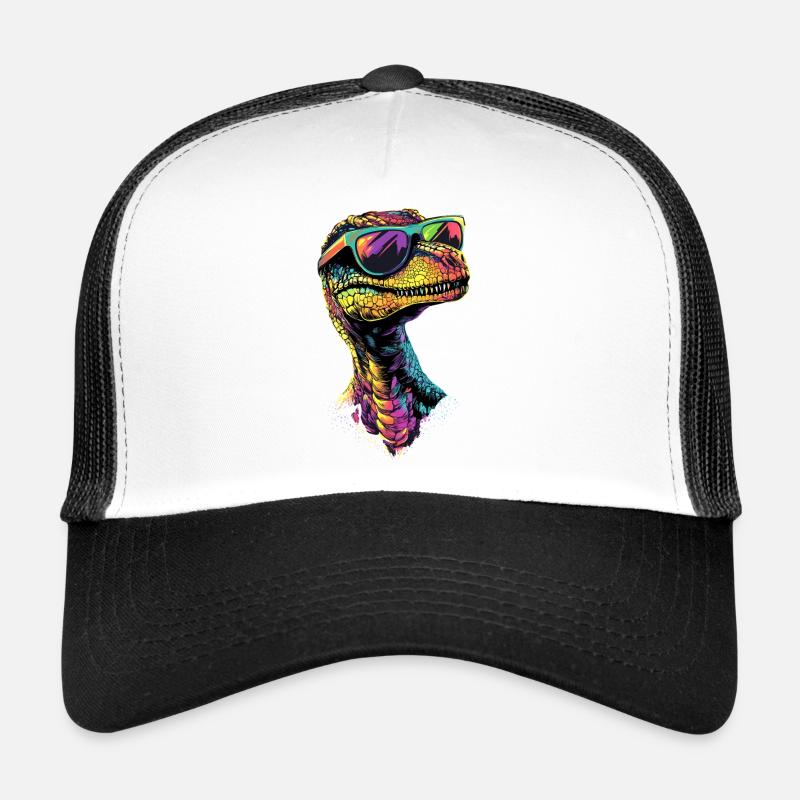 Raptor Vélociraptor Dinosaure Dino Raptors Casquette trucker 