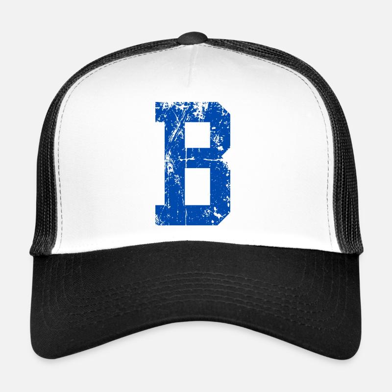 Lettre b sport rétro  Casquette trucker 