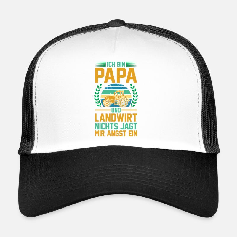 I'm a dad and a farmer Nothing scares me Trucker Cap
