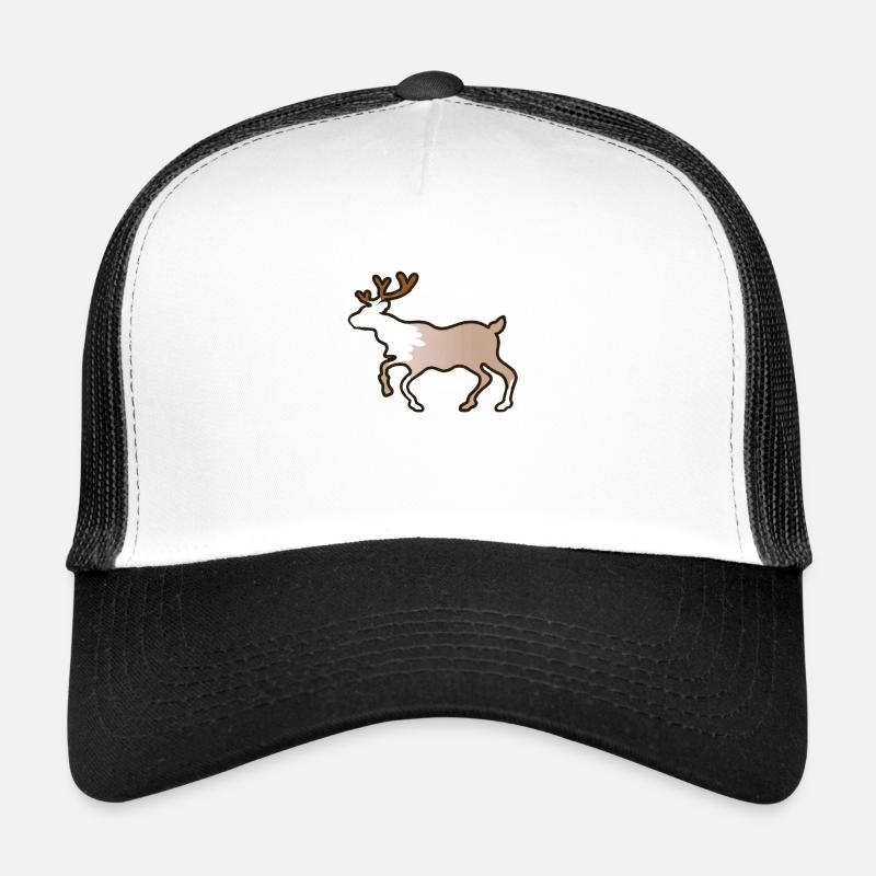 Idée de cadeau de Noël de renne Cadeau de Noël Casquette trucker 