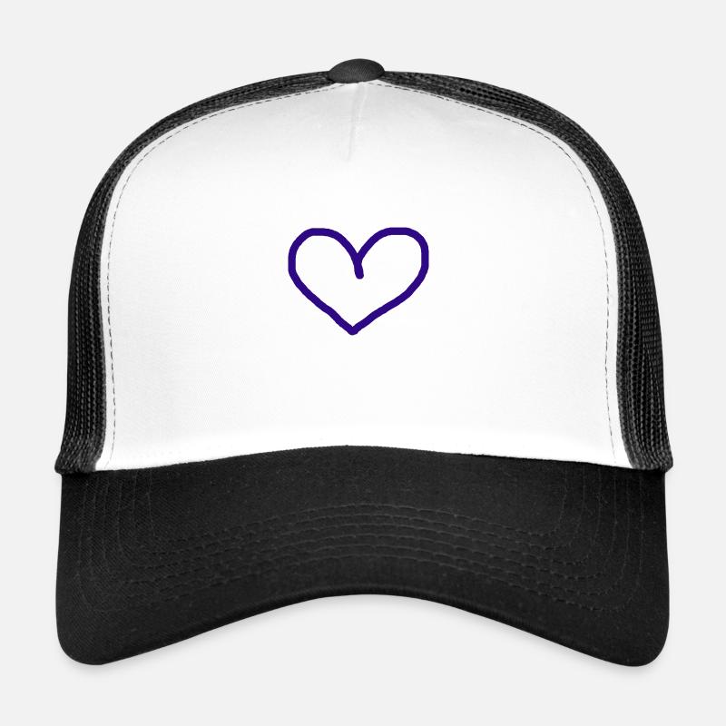 Purple Heart Gift Idea Gift Idea Violet Trucker Cap