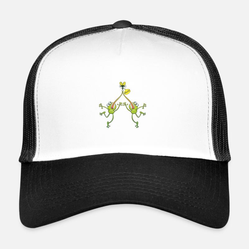 Grenouilles se disputent une malheureuse mouche Casquette trucker 