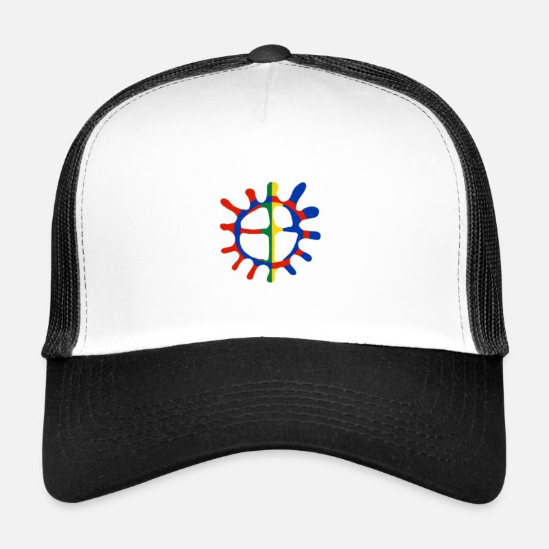 Sami sun - Trucker Cap - white/black