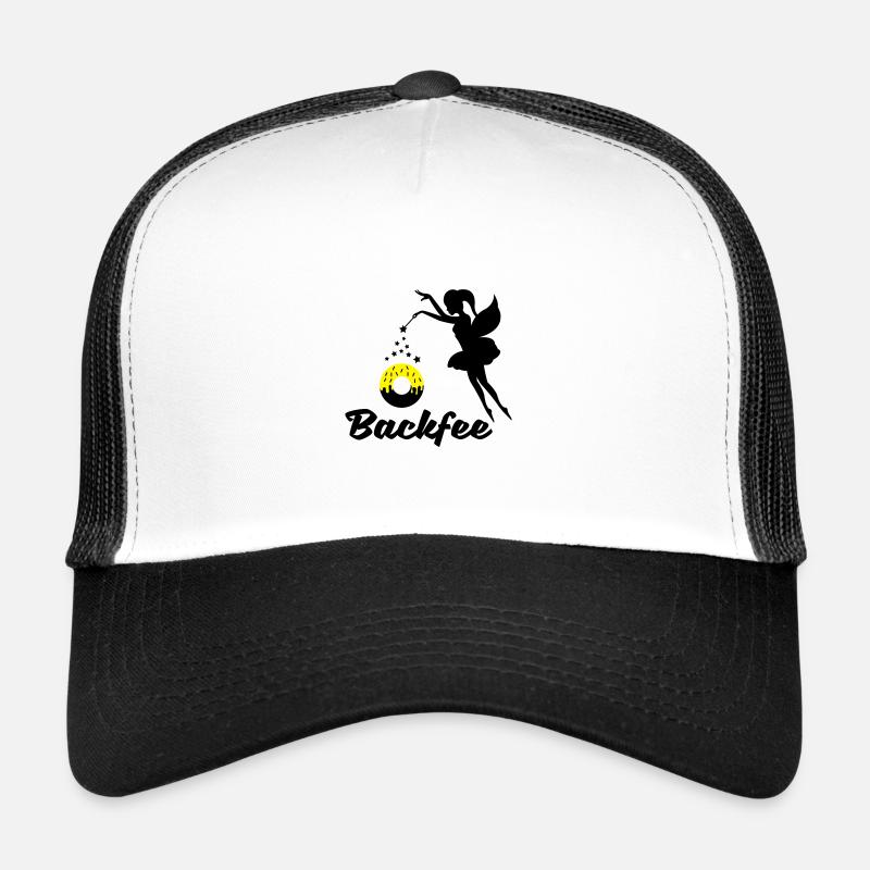 backfee - Trucker Cap - Weiß/Schwarz