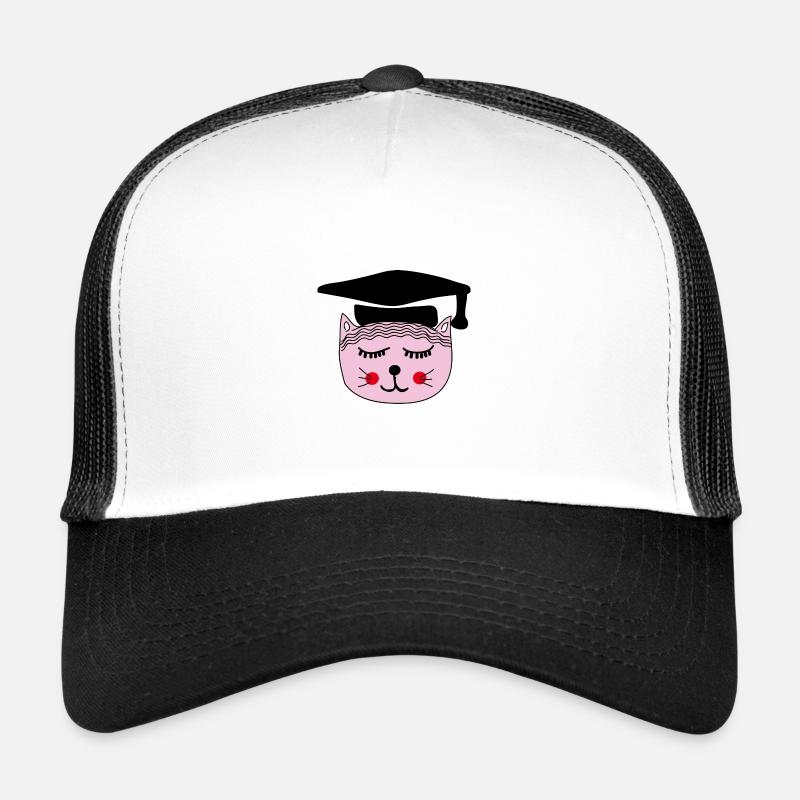 Chat académicien Casquette trucker 
