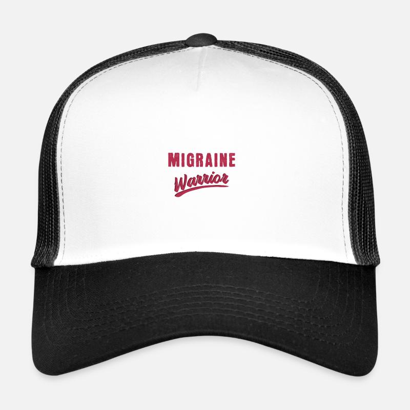Migraine Headache Fighter Funny Saying Trucker Cap