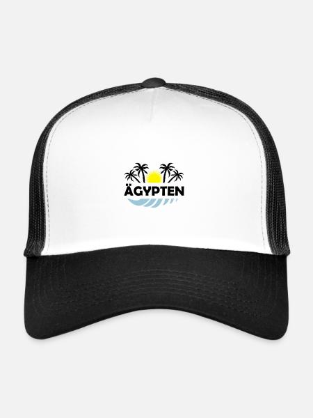 Egypt - Trucker Cap - white/black - Front