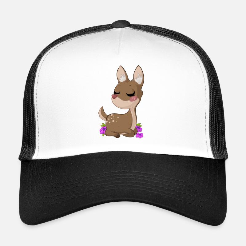 Träumendes Comic Reh Trucker Cap