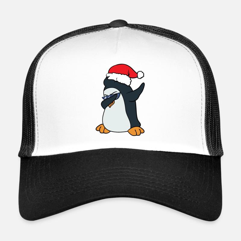 Noël Dabbing Dab Pingouin Casquette trucker 